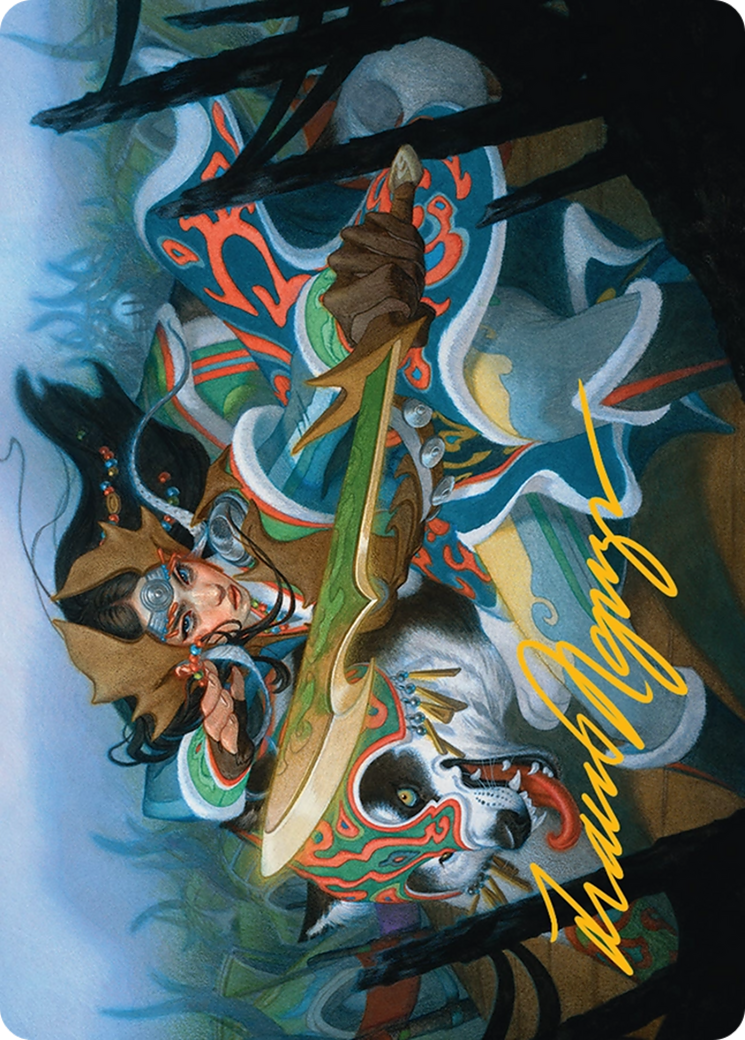 Eshki Dragonclaw Art Card (23/54) [Tarkir: Dragonstorm Art Series] | Exor Games Dartmouth