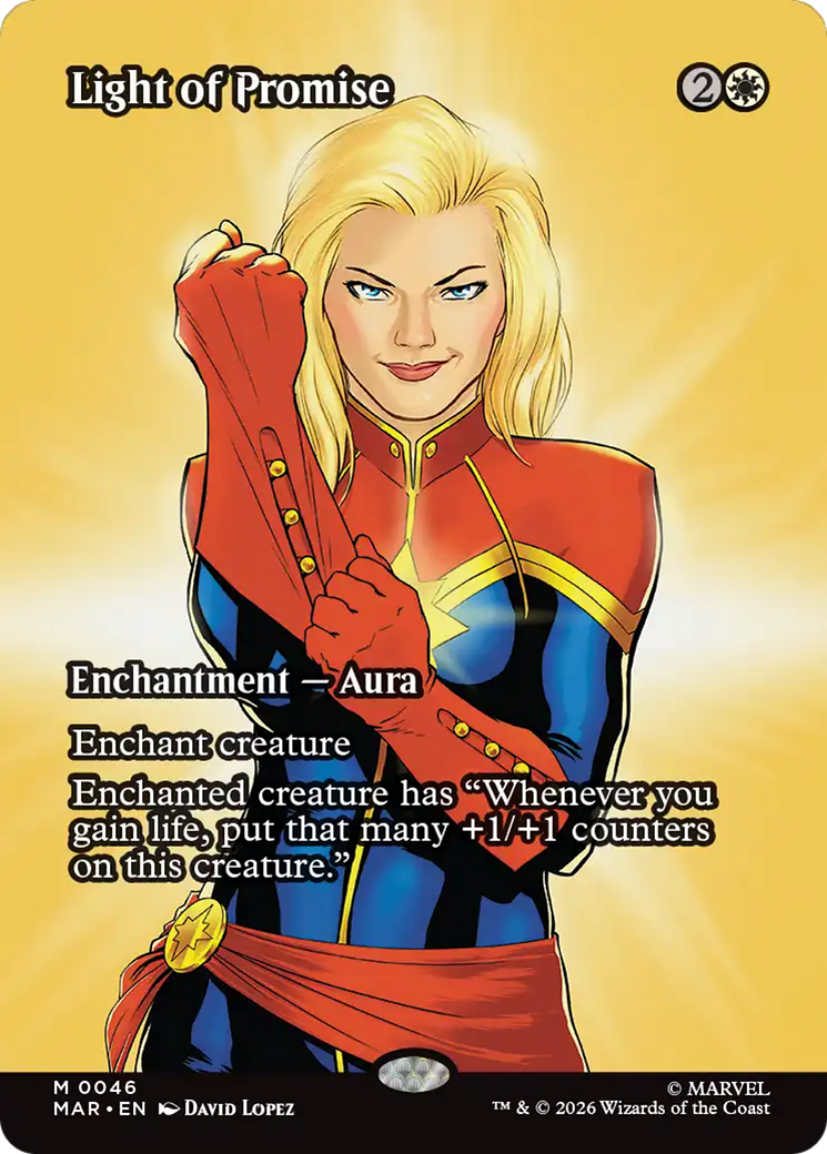 Light of Promise (Borderless) [Marvel Universe: Eternal-Legal] | Exor Games Dartmouth