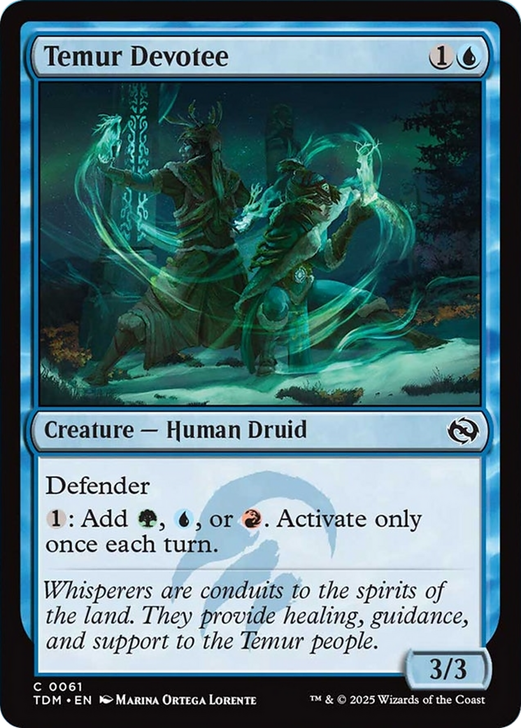 Temur Devotee [Tarkir: Dragonstorm] | Exor Games Dartmouth