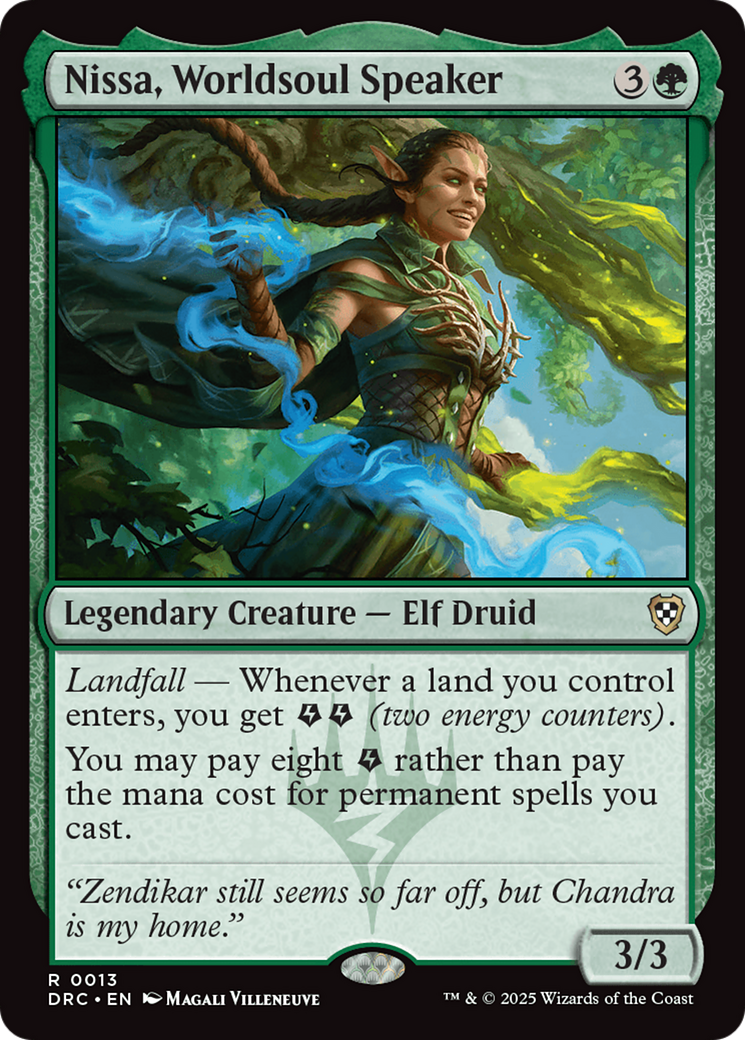 Nissa, Worldsoul Speaker [Aetherdrift Commander] | Exor Games Dartmouth