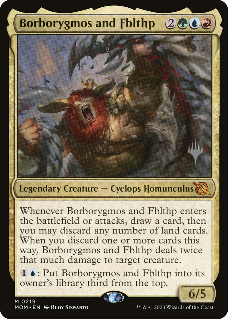 Borborygmos and Fblthp (Promo Pack) [March of the Machine Promos] | Exor Games Dartmouth