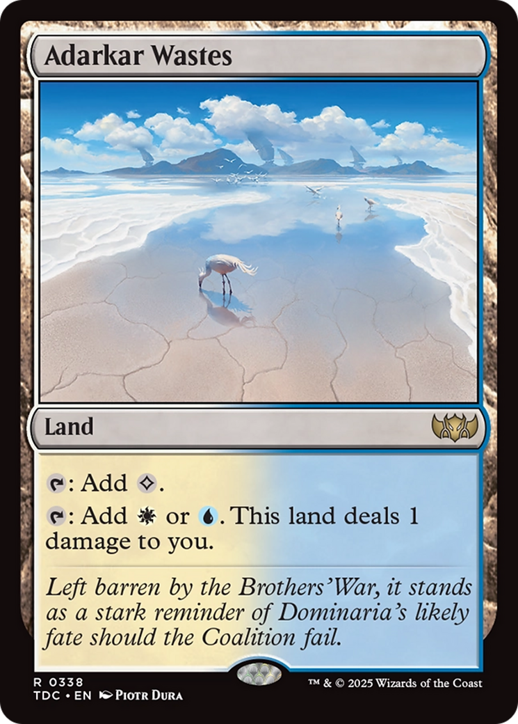 Adarkar Wastes [Tarkir: Dragonstorm Commander] | Exor Games Dartmouth