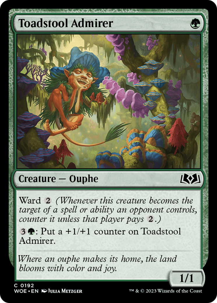 Toadstool Admirer [Wilds of Eldraine] | Exor Games Dartmouth