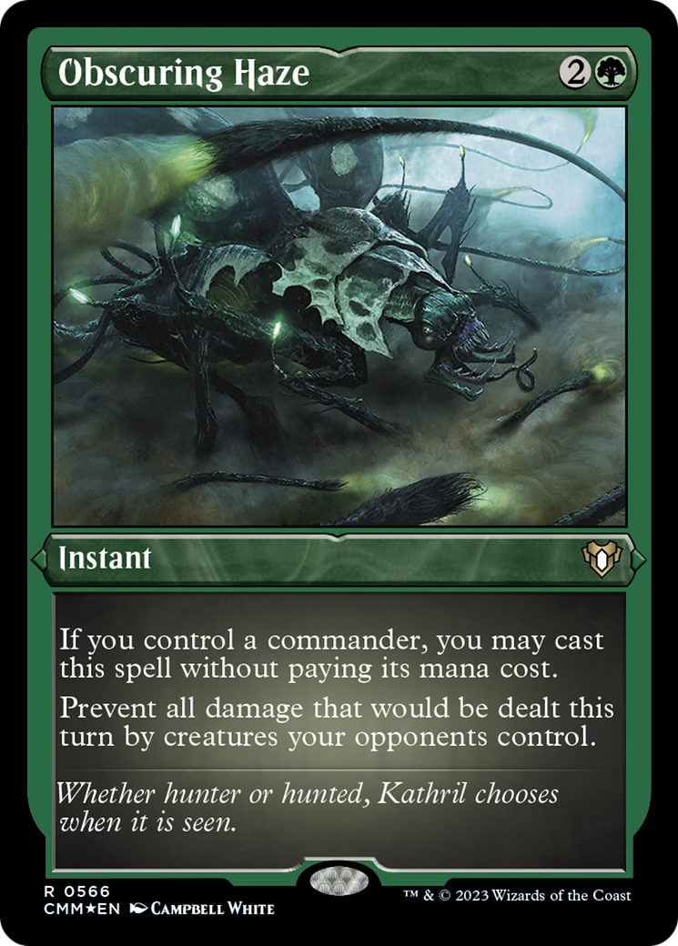 Obscuring Haze (Foil Etched) [Commander Masters] | Exor Games Dartmouth