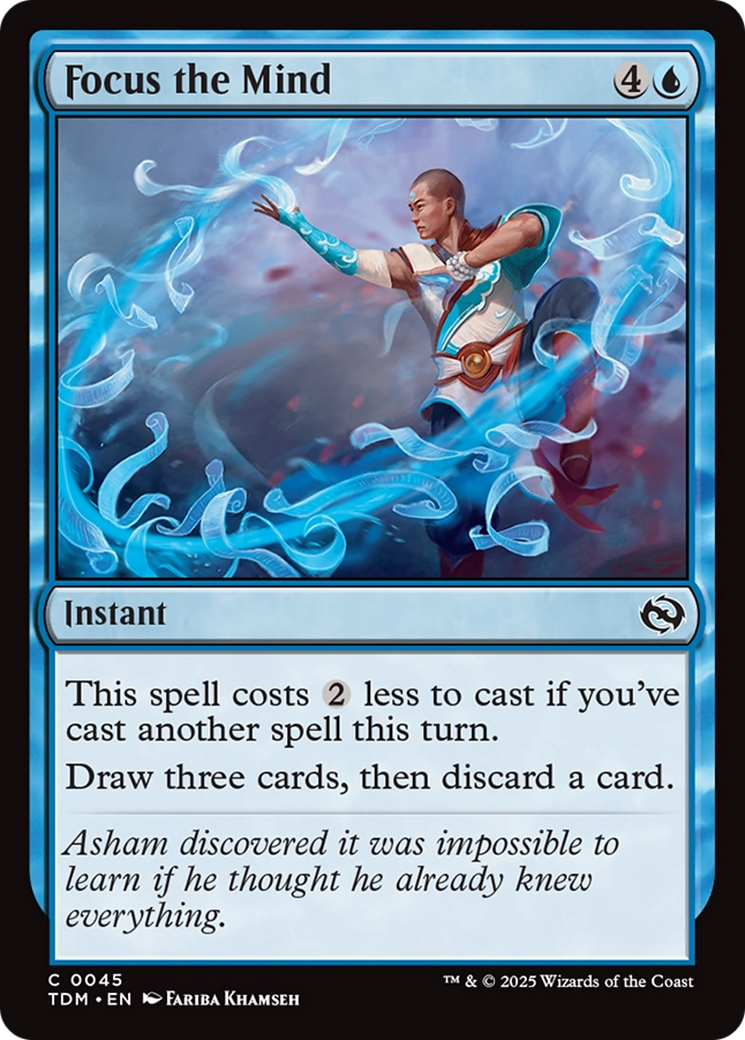 Focus the Mind [Tarkir: Dragonstorm] | Exor Games Dartmouth