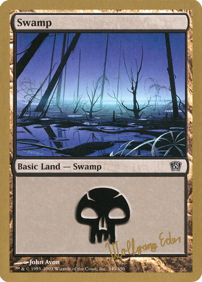 Swamp (we340) (Wolfgang Eder) [World Championship Decks 2003] | Exor Games Dartmouth