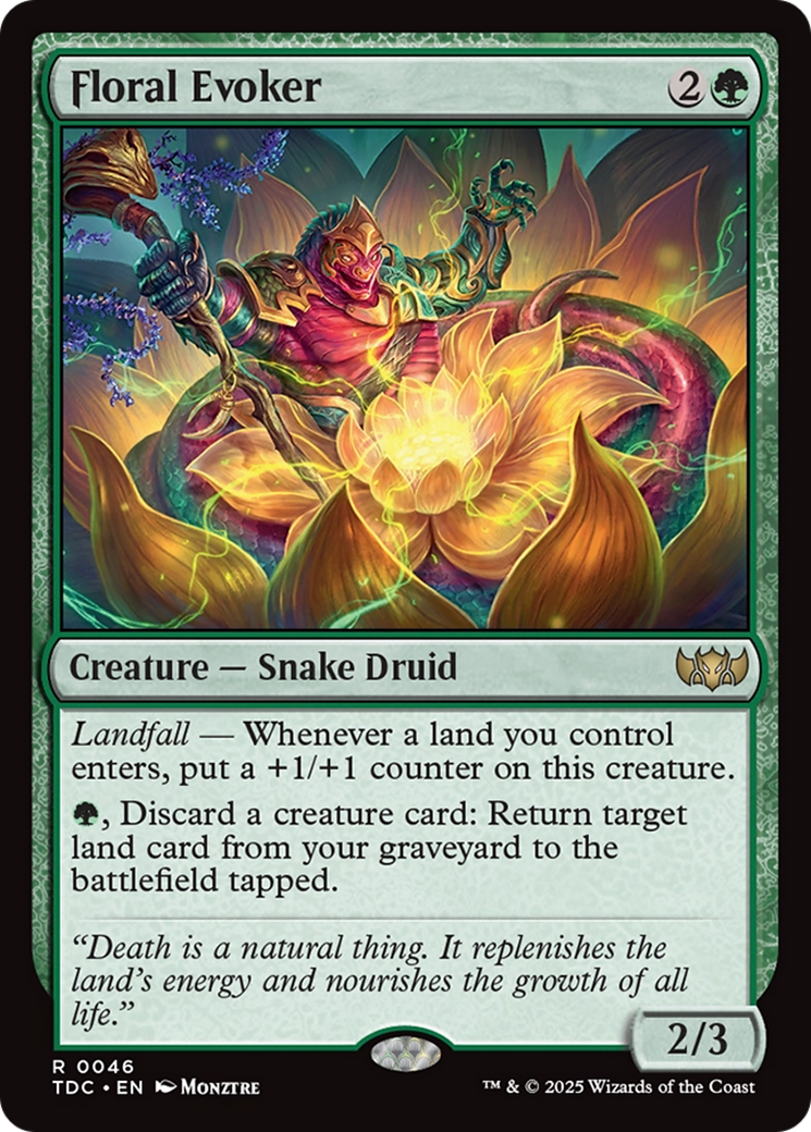 Floral Evoker [Tarkir: Dragonstorm Commander] | Exor Games Dartmouth
