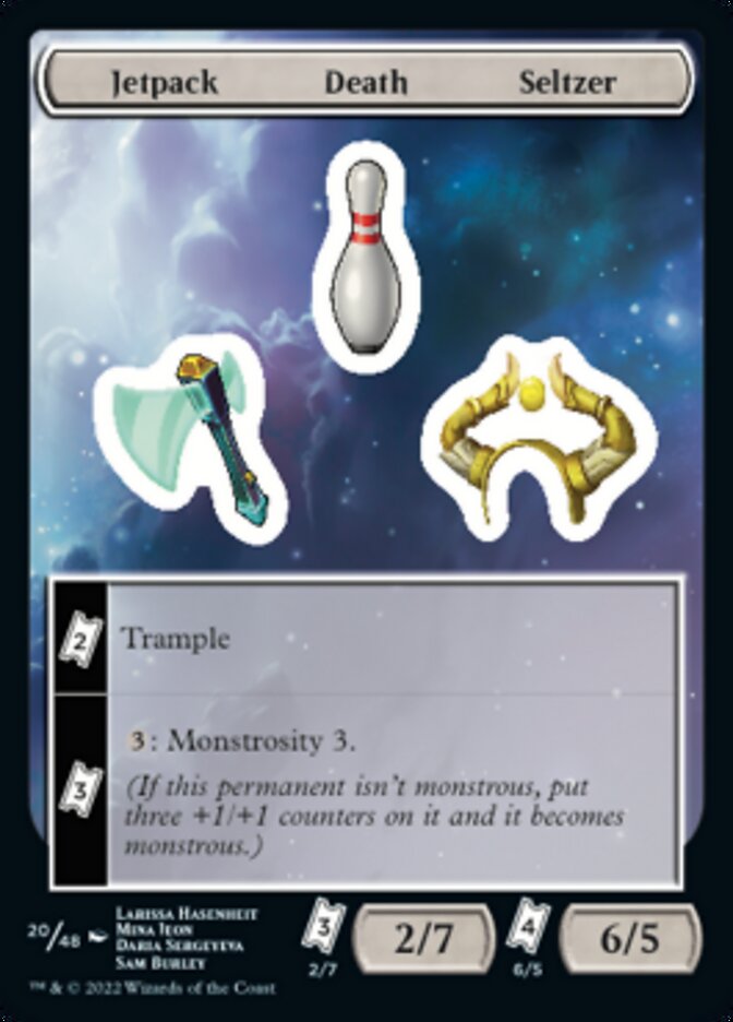 Jetpack Death Seltzer [Unfinity Stickers] | Exor Games Dartmouth