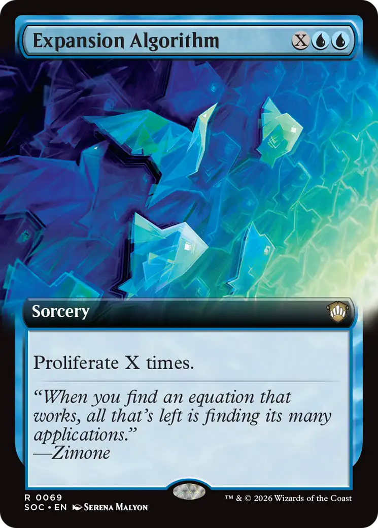 Expansion Algorithm (Extended Art) [Secrets of Strixhaven Commander] | Exor Games Dartmouth