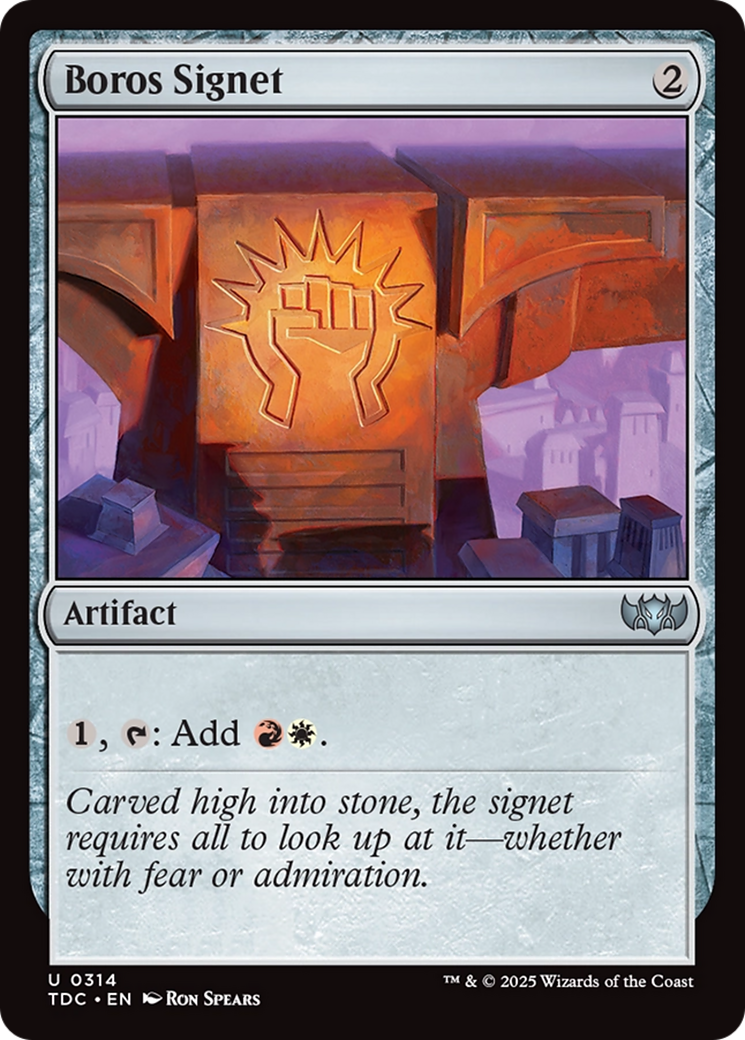 Boros Signet [Tarkir: Dragonstorm Commander] | Exor Games Dartmouth