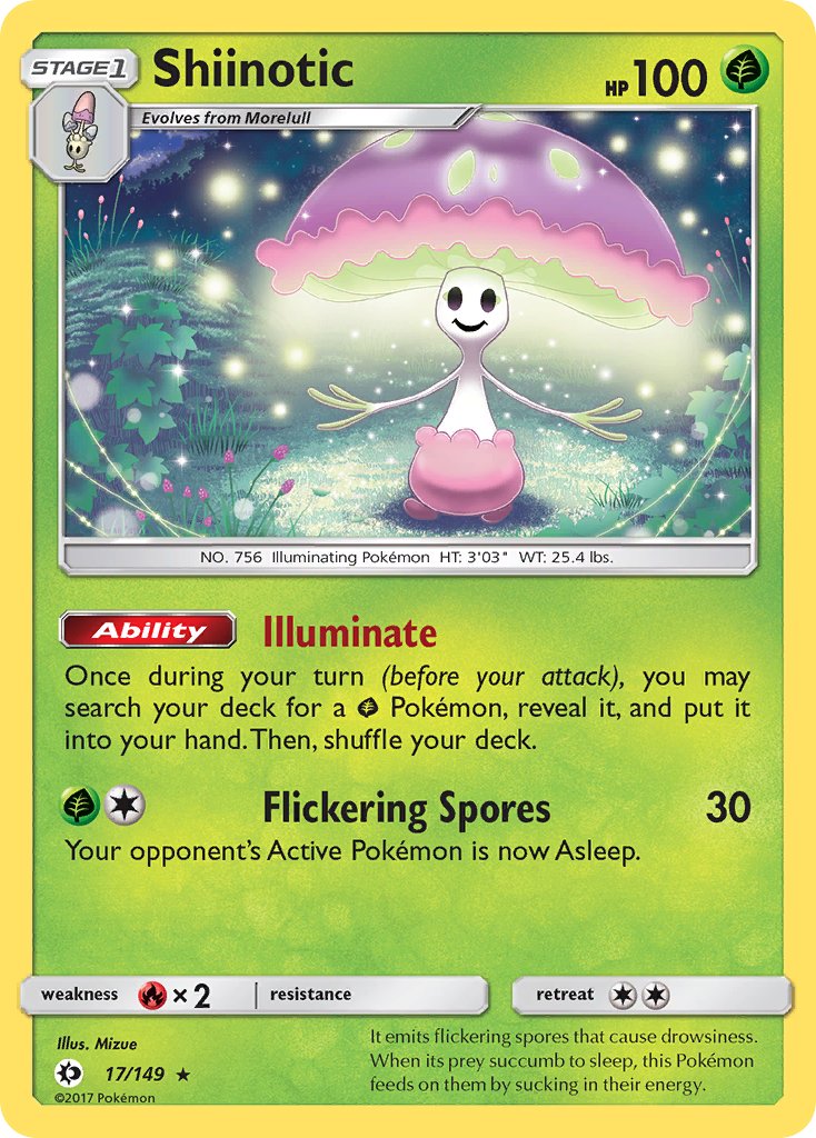 Shiinotic (17/149) (Theme Deck Exclusive) [Sun & Moon: Base Set] | Exor Games Dartmouth