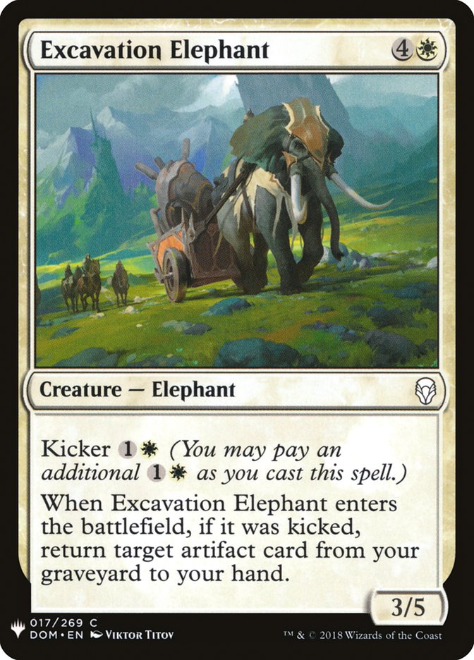 Excavation Elephant [Mystery Booster] | Exor Games Dartmouth