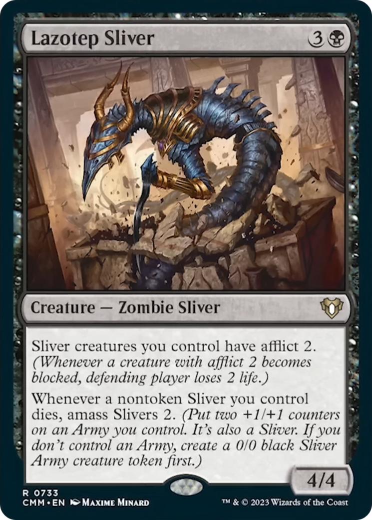 Lazotep Sliver [Commander Masters] | Exor Games Dartmouth