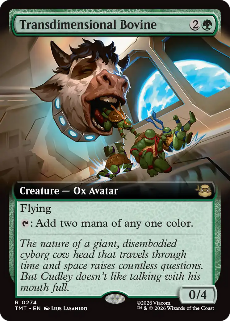 Transdimensional Bovine (Extended Art) [Teenage Mutant Ninja Turtles] | Exor Games Dartmouth