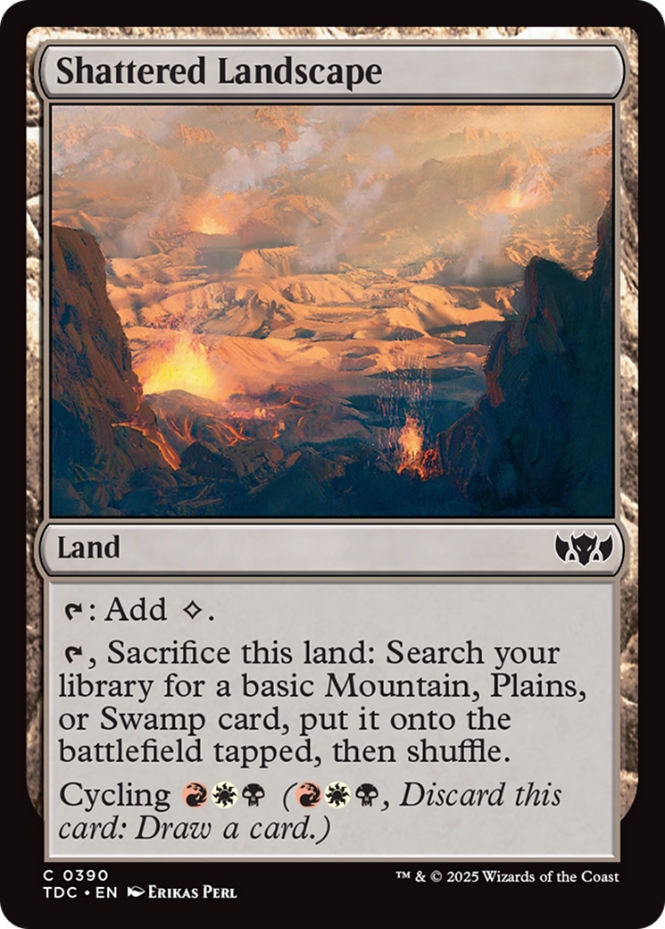 Shattered Landscape [Tarkir: Dragonstorm Commander] | Exor Games Dartmouth