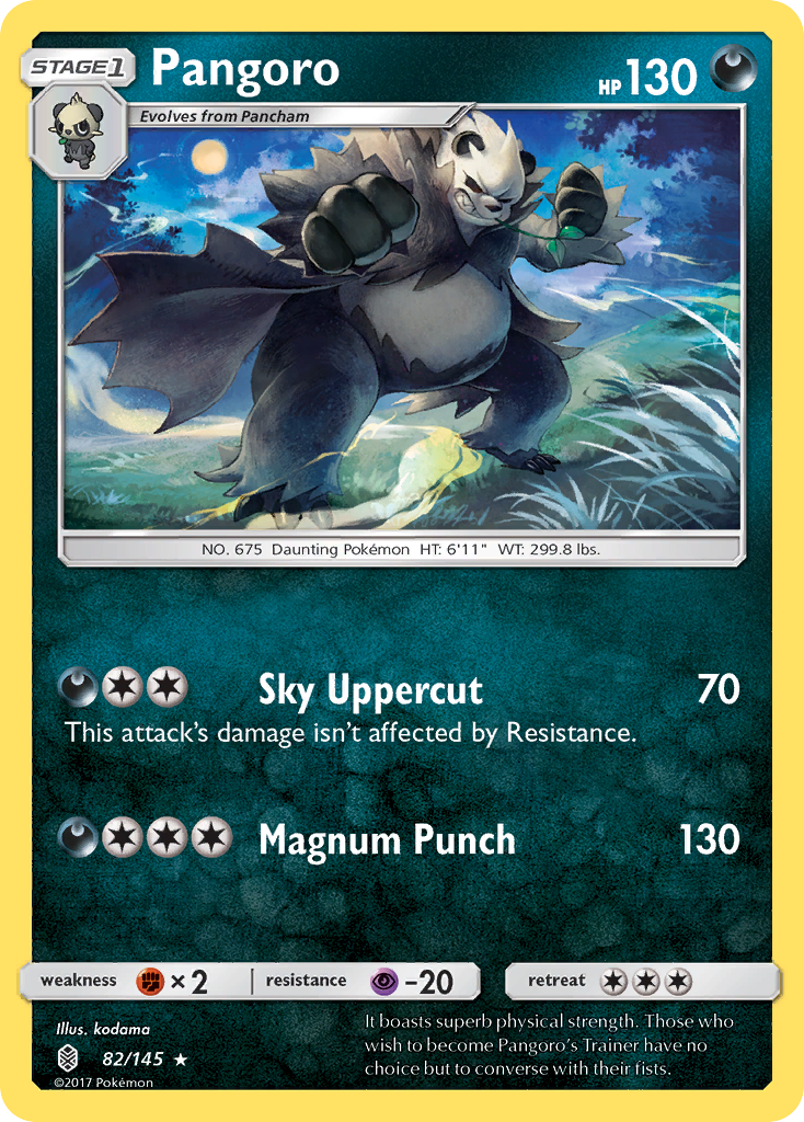 Pangoro (82/145) [Sun & Moon: Guardians Rising] | Exor Games Dartmouth