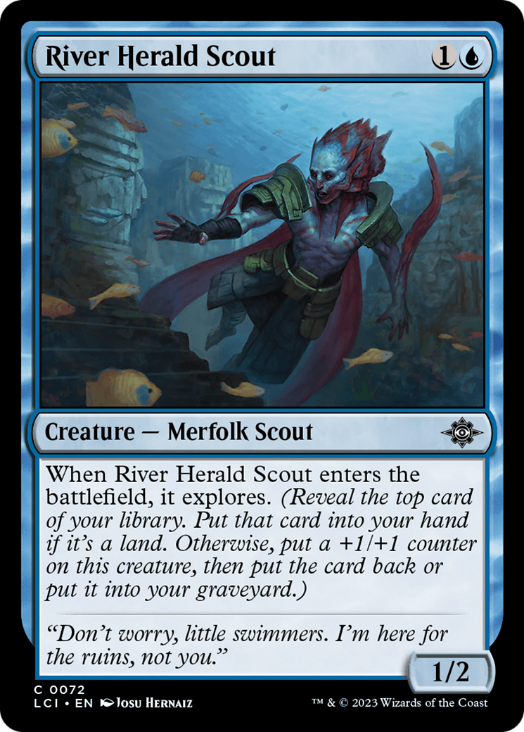 River Herald Scout [The Lost Caverns of Ixalan] | Exor Games Dartmouth