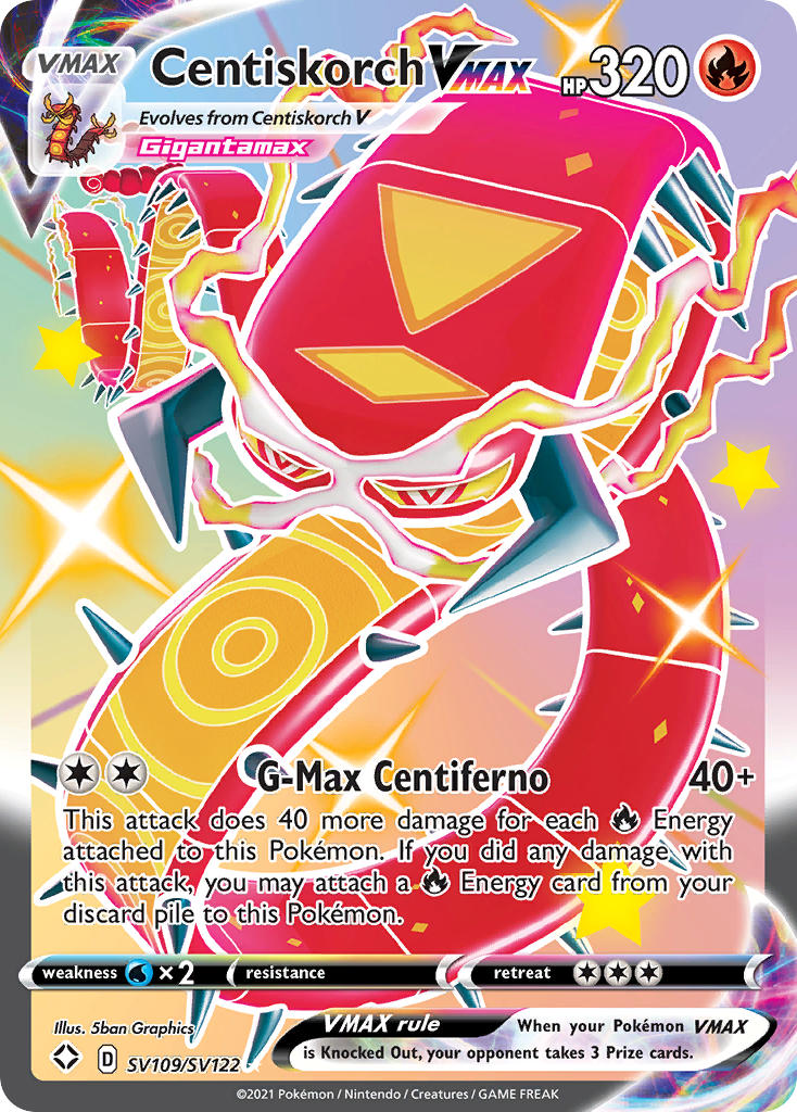 Centiskorch VMAX (SV109/SV122) [Sword & Shield: Shining Fates] | Exor Games Dartmouth