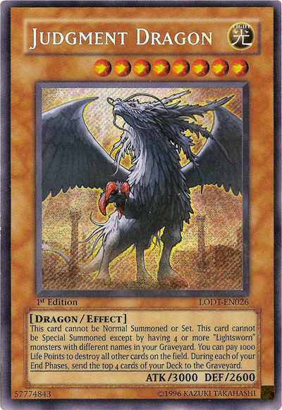 Judgment Dragon [LODT-EN026] Secret Rare | Exor Games Dartmouth