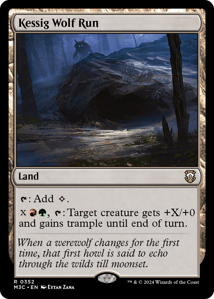 Kessig Wolf Run (Ripple Foil) [Modern Horizons 3 Commander] | Exor Games Dartmouth
