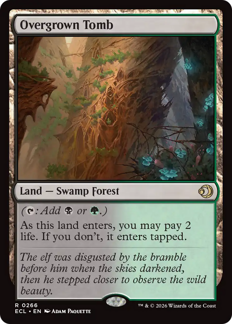 Overgrown Tomb [Lorwyn Eclipsed] | Exor Games Dartmouth