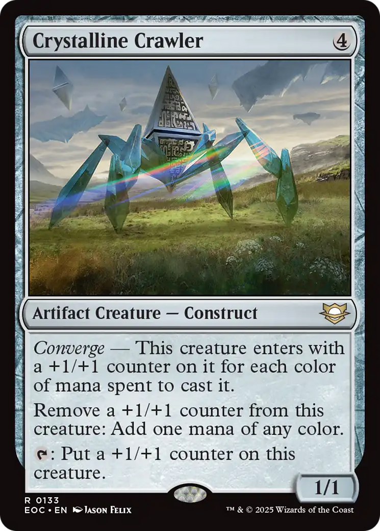 Crystalline Crawler [Edge of Eternities Commander] | Exor Games Dartmouth