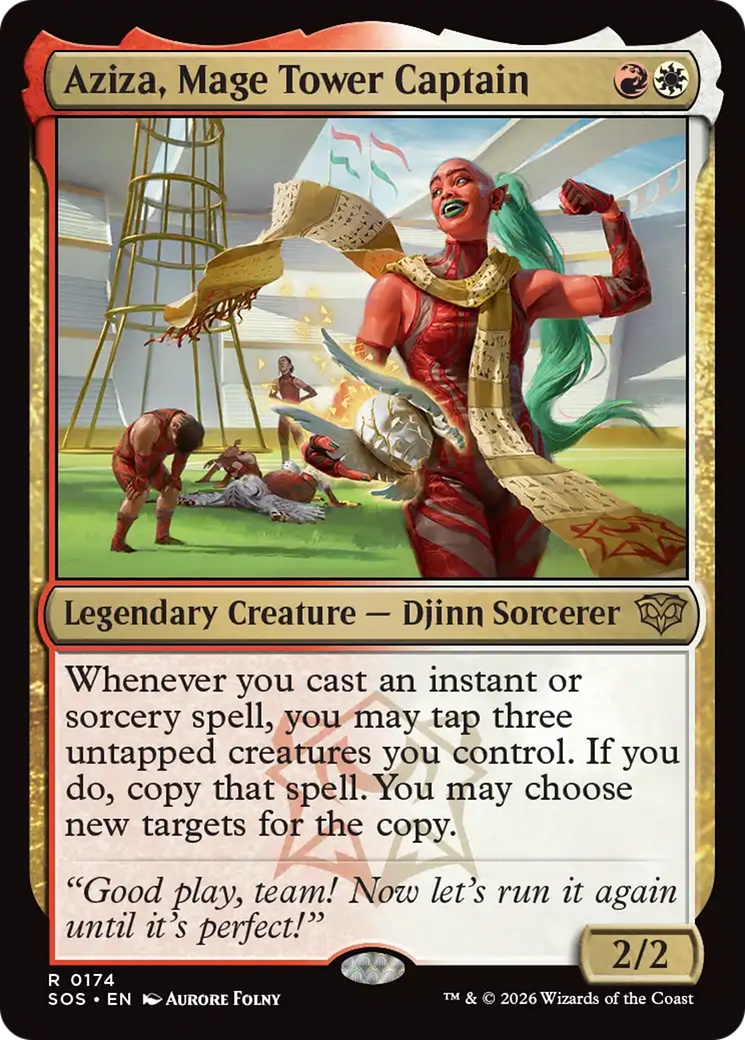 Aziza, Mage Tower Captain [Secrets of Strixhaven] | Exor Games Dartmouth