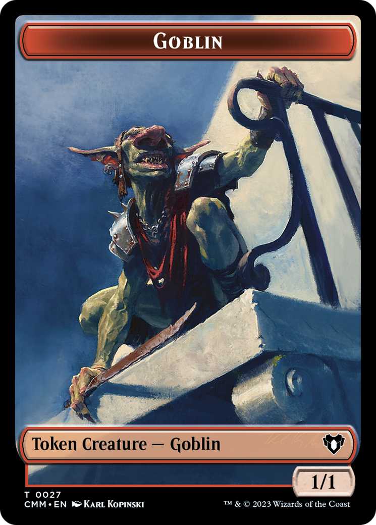 Goblin Token [Commander Masters Tokens] | Exor Games Dartmouth