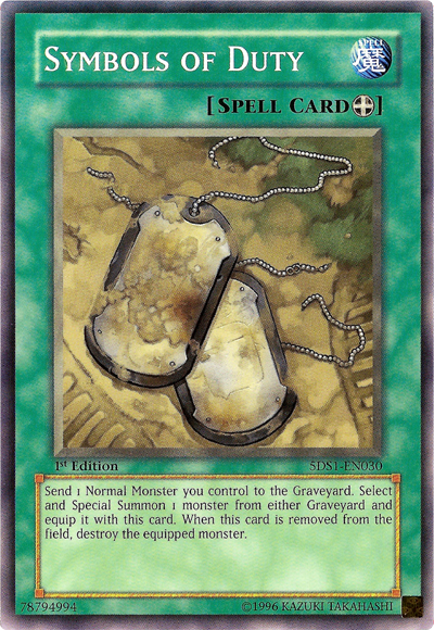 Symbols of Duty [5DS1-EN030] Common | Exor Games Dartmouth