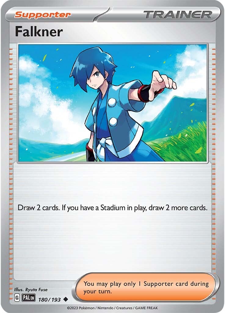 Falkner (180/193) [Scarlet & Violet: Paldea Evolved] | Exor Games Dartmouth