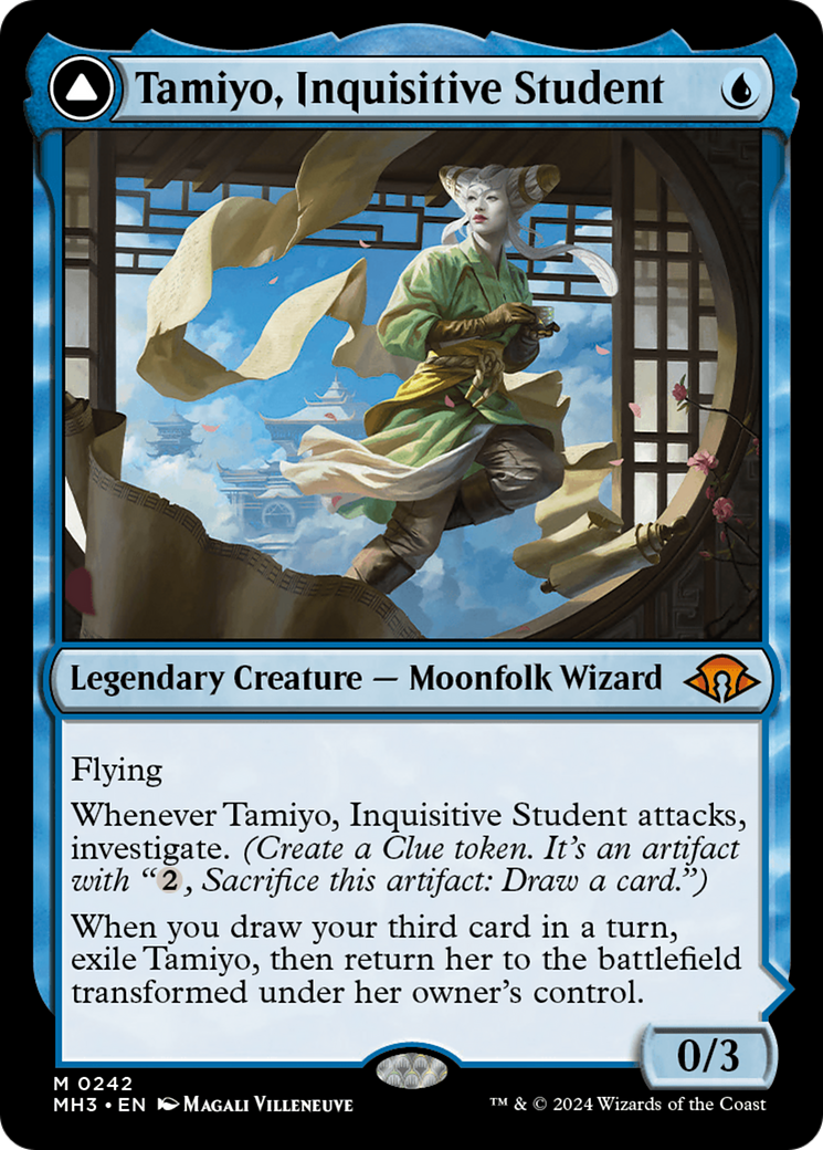 Tamiyo, Inquisitive Student // Tamiyo, Seasoned Scholar [Modern Horizons 3] | Exor Games Dartmouth