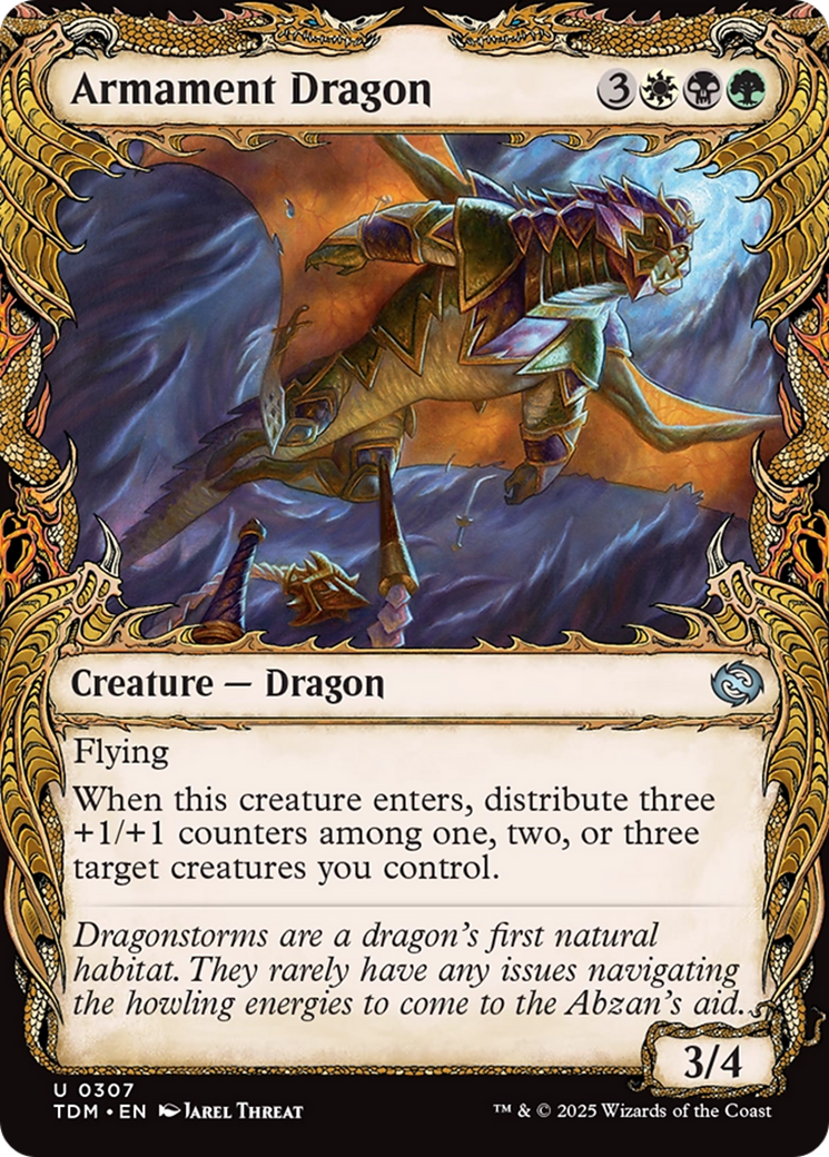 Armament Dragon (Showcase) [Tarkir: Dragonstorm] | Exor Games Dartmouth
