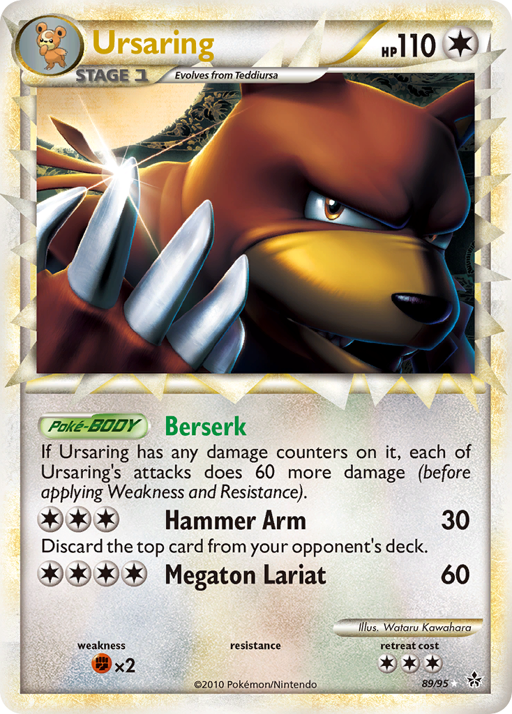 Ursaring (89/95) [HeartGold & SoulSilver: Unleashed] | Exor Games Dartmouth