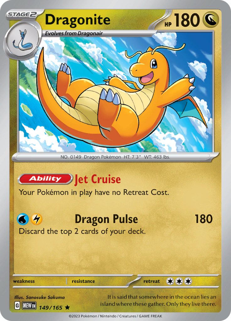 Dragonite (149/165) [Scarlet & Violet: 151] | Exor Games Dartmouth