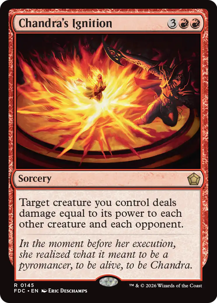 Chandra's Ignition [Foundations Commander] | Exor Games Dartmouth