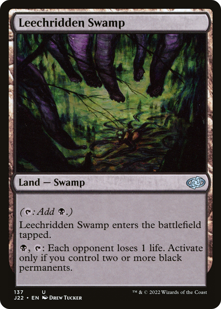 Leechridden Swamp [Jumpstart 2022] | Exor Games Dartmouth