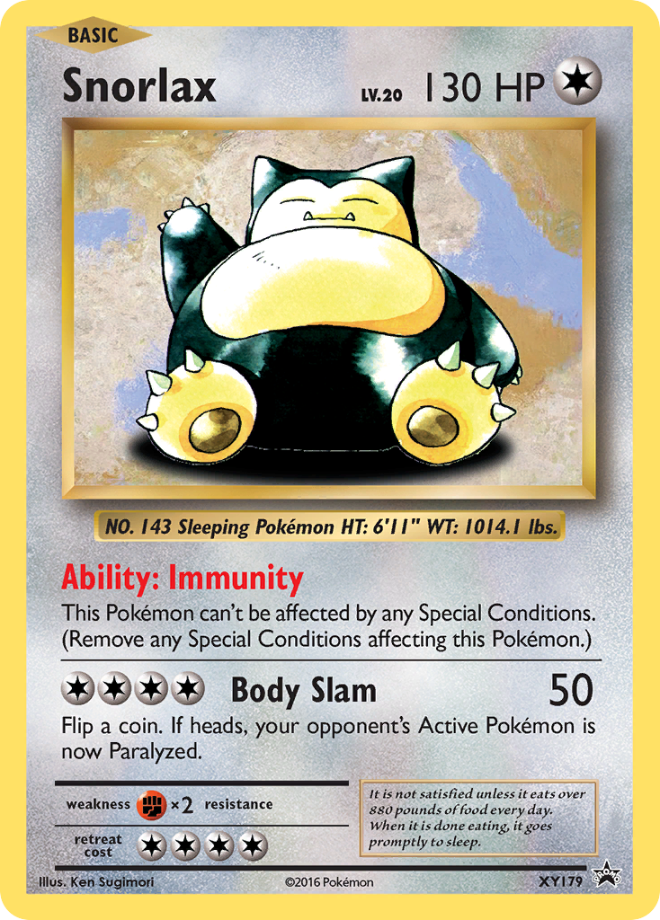 Snorlax (XY179) [XY: Black Star Promos] | Exor Games Dartmouth