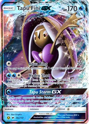 Tapu Fini GX (39a/147) [Alternate Art Promos] | Exor Games Dartmouth