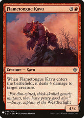 Flametongue Kavu [Mystery Booster] | Exor Games Dartmouth