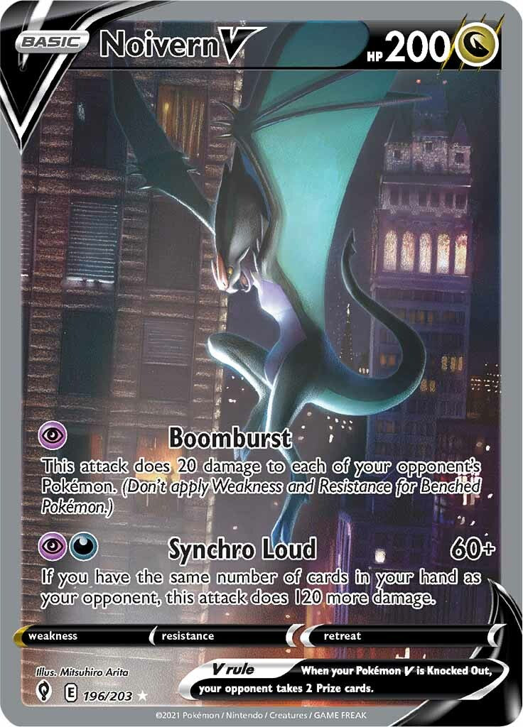 Noivern V (196/203) [Sword & Shield: Evolving Skies] | Exor Games Dartmouth