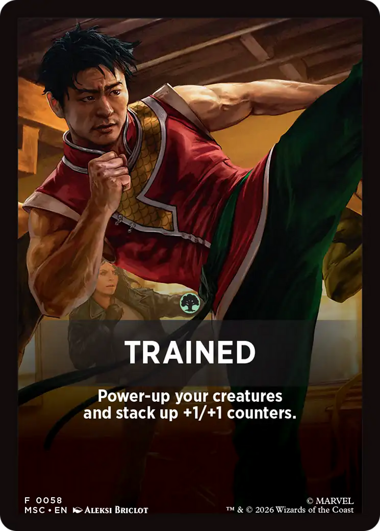 Trained Theme Card [Marvel Super Heroes Commander] | Exor Games Dartmouth