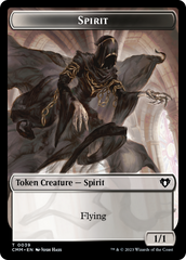 Spirit (0039) // Bird Illusion Double-Sided Token [Commander Masters Tokens] | Exor Games Dartmouth