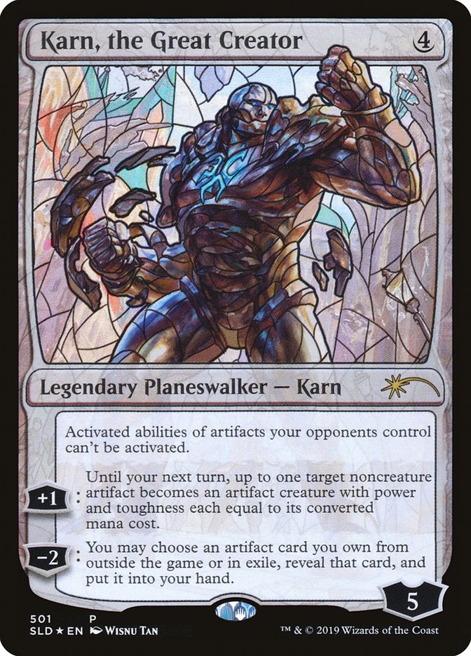 Karn, the Great Creator (Stained Glass) [Secret Lair Drop Promos] | Exor Games Dartmouth