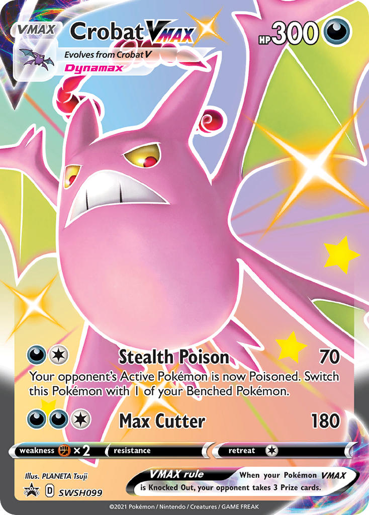 Crobat VMAX (SWSH099) (Jumbo Card) [Sword & Shield: Black Star Promos] | Exor Games Dartmouth