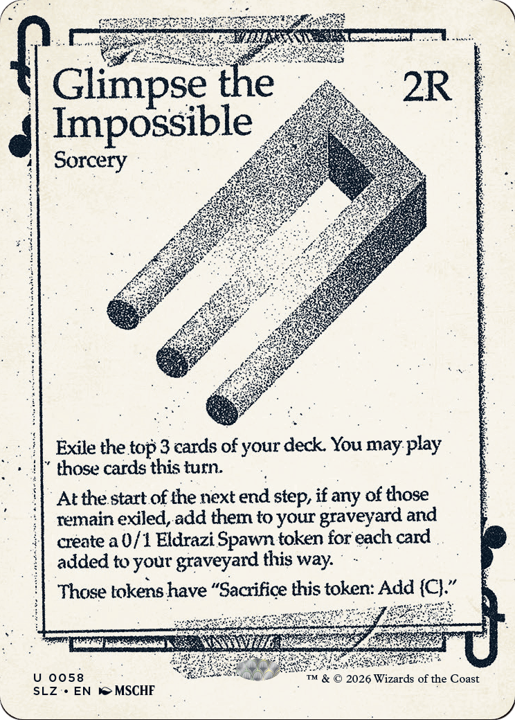 Glimpse the Impossible (0058) [Secret Lair x MSCHF: The Zeta Set] | Exor Games Dartmouth