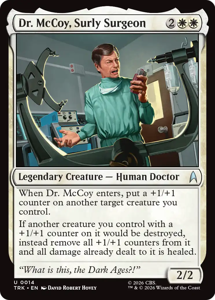 Dr. McCoy, Surly Surgeon [Star Trek] | Exor Games Dartmouth