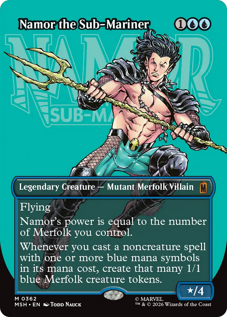 Namor the Sub-Mariner (Borderless) [Marvel Super Heroes] | Exor Games Dartmouth