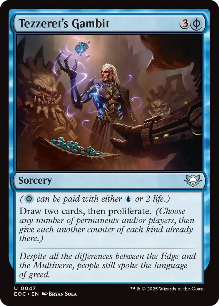 Tezzeret's Gambit [Edge of Eternities Commander] | Exor Games Dartmouth