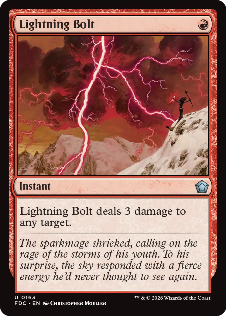 Lightning Bolt [Foundations Commander] | Exor Games Dartmouth