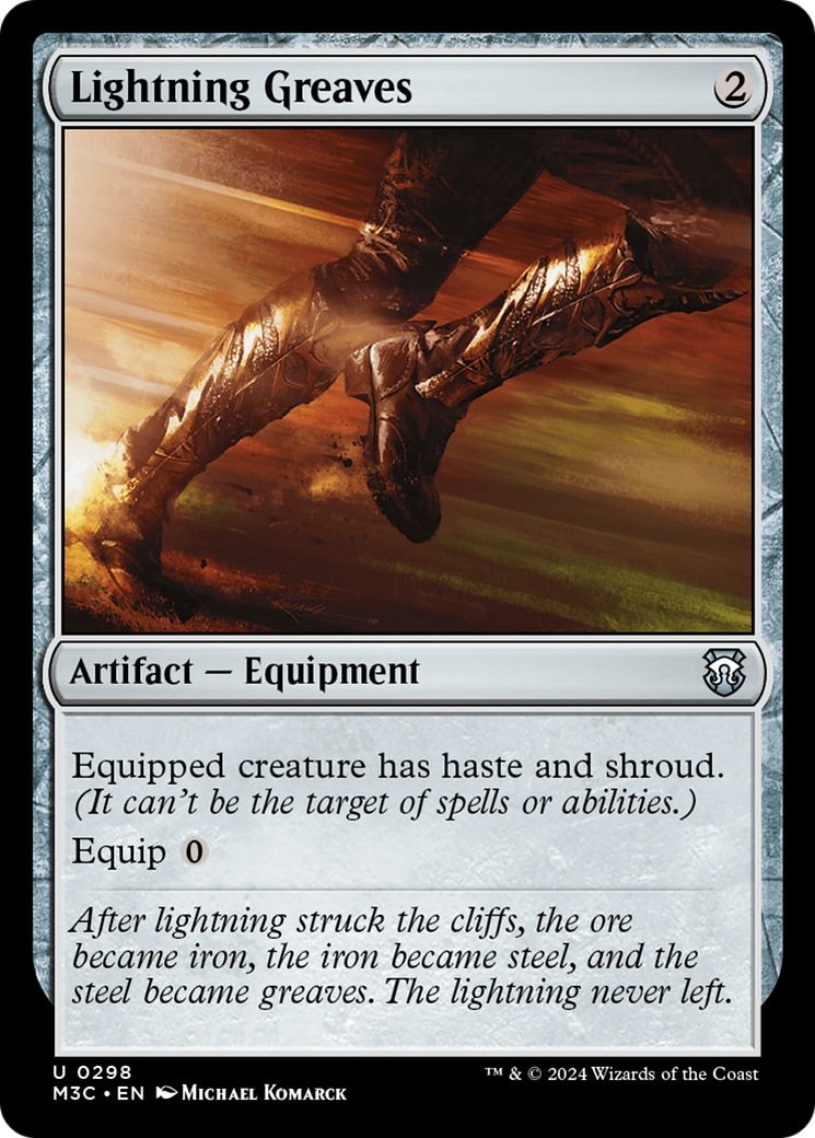 Lightning Greaves [Modern Horizons 3 Commander] | Exor Games Dartmouth